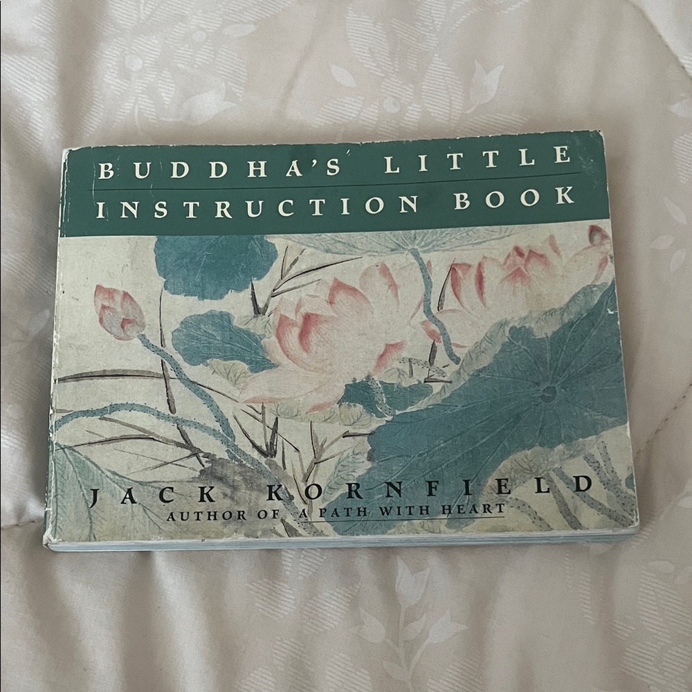 Buddha's Little Instruction Book by Jack Kornfield - Green and Cream